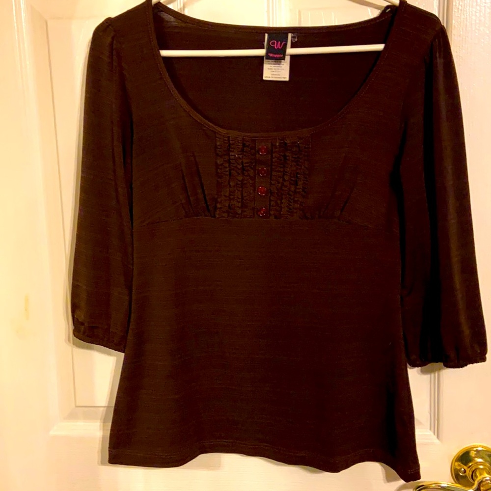 Brown blouse